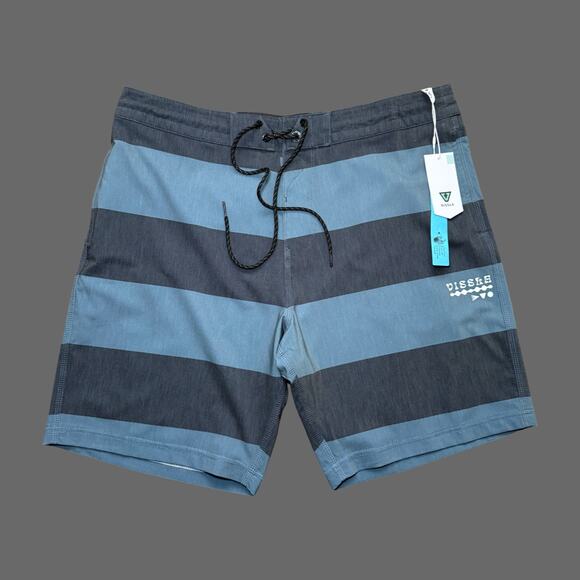 VISSLA Other - Vissla Hammerhead 18.5" Boardshort Blue Gray Size 36 NWT M1215HAM
